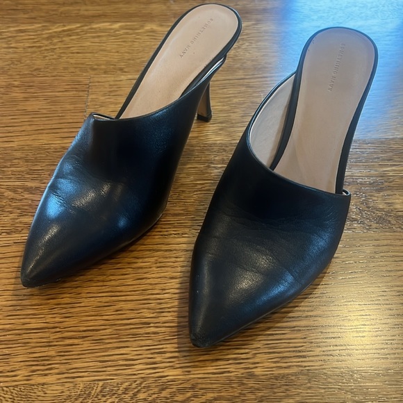 SOMETHING NAVY BLACK HEELS 7.5 - Picture 5 of 5